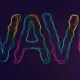 Wave 3D Lettering