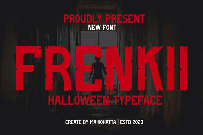 Frenkii - Halloween Typeface
