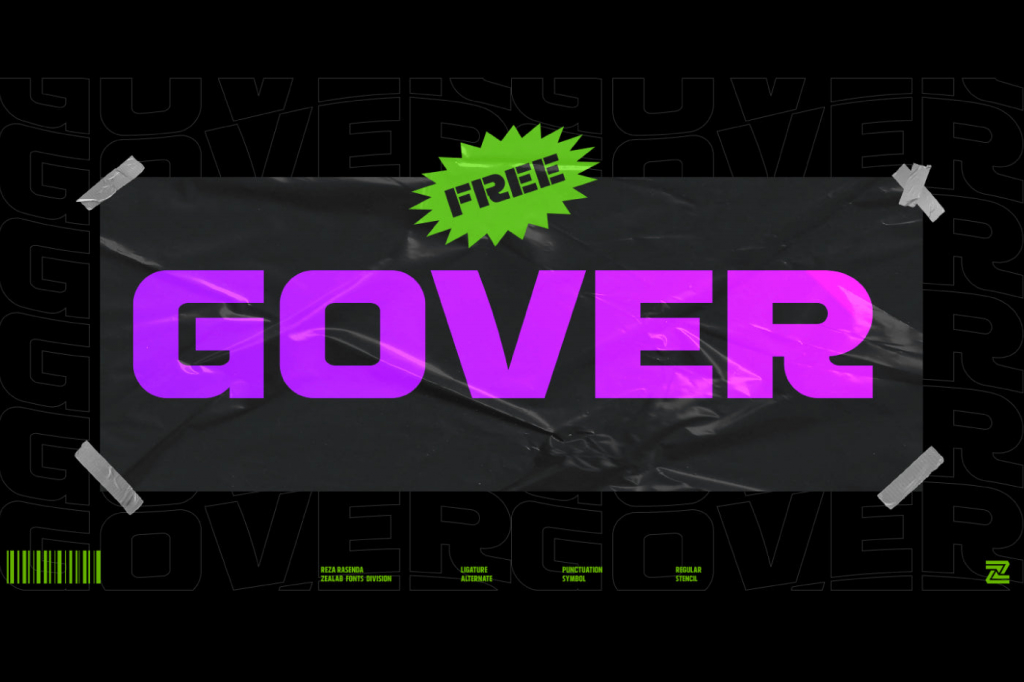 Gover - Free Sans Serif Font
