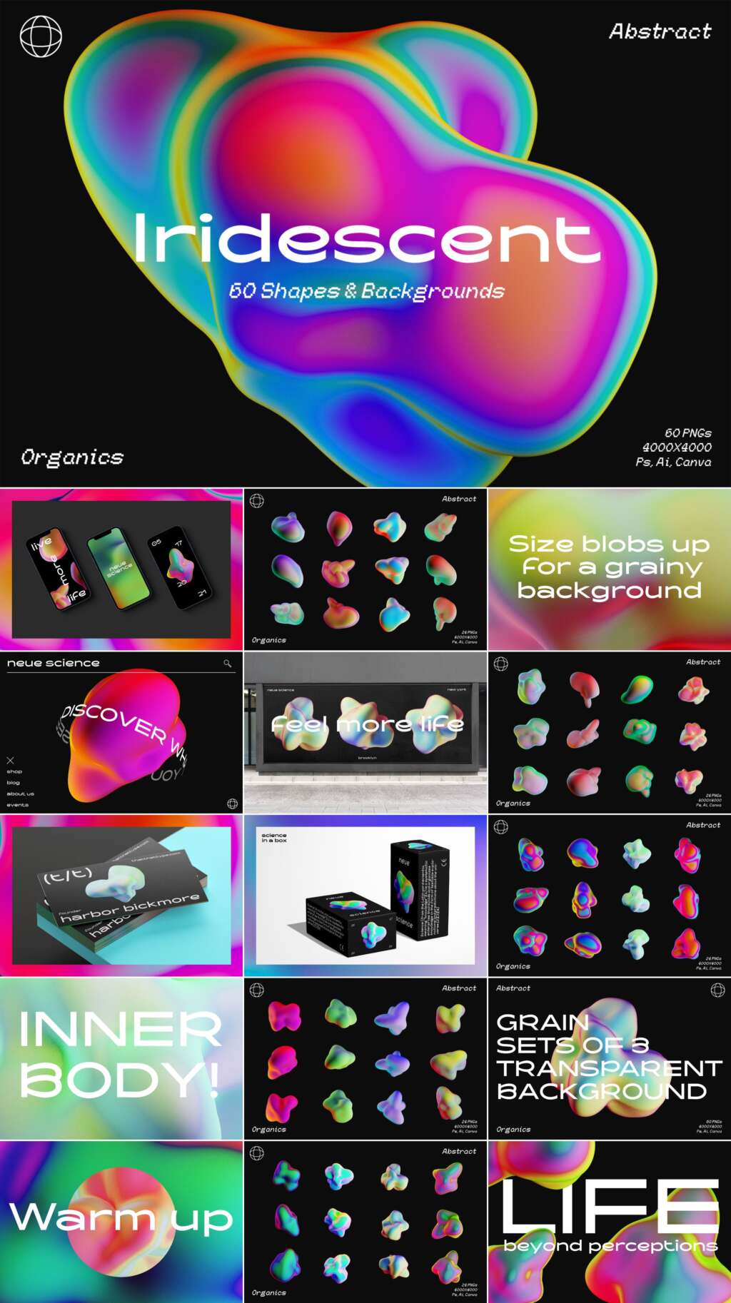 Grainy 3D Gradient Pack