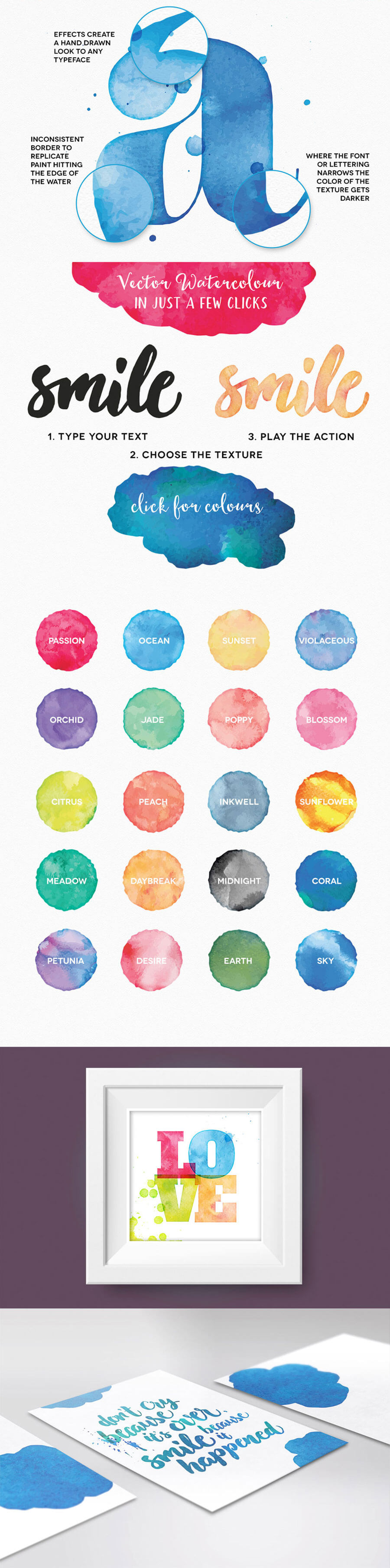 AQUATYPE – VECTOR WATERCOLOR EFFECTS
