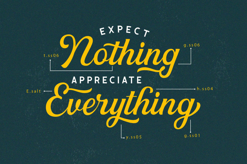 GOLD COAST – VINTAGE SERIF + EXTRAS