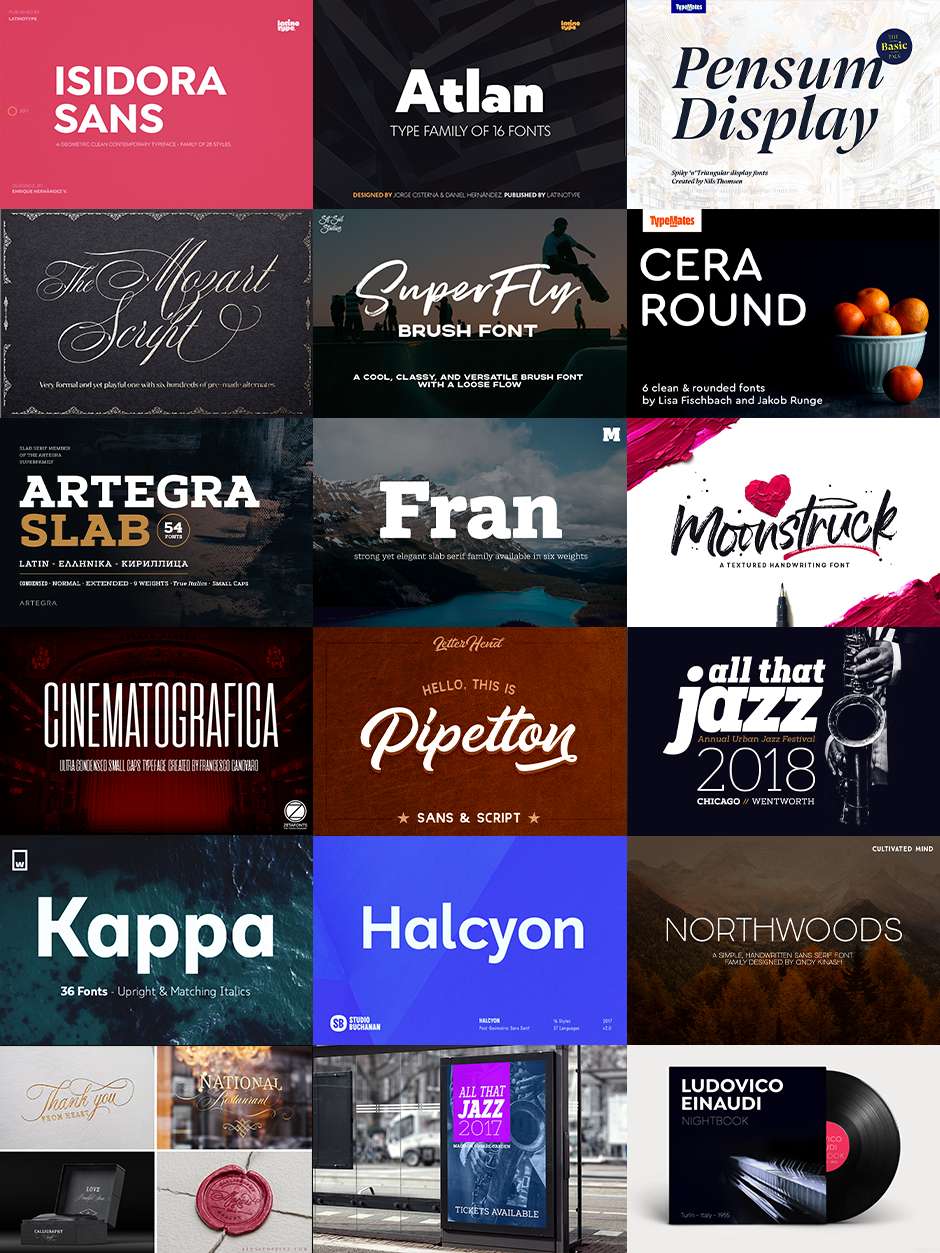 The Creative’s Spectacular Typography Set – Re-Run