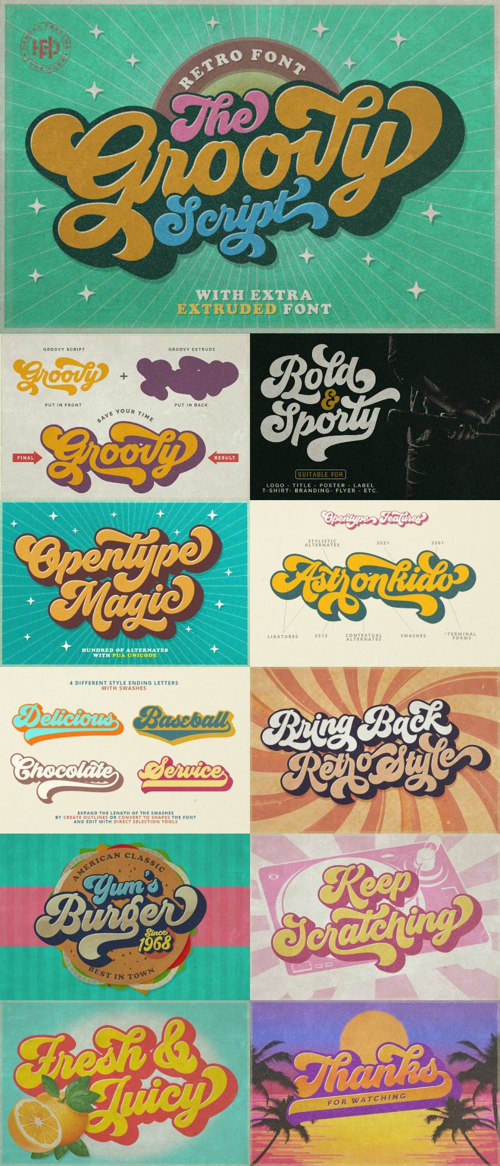Groovy – Retro Font