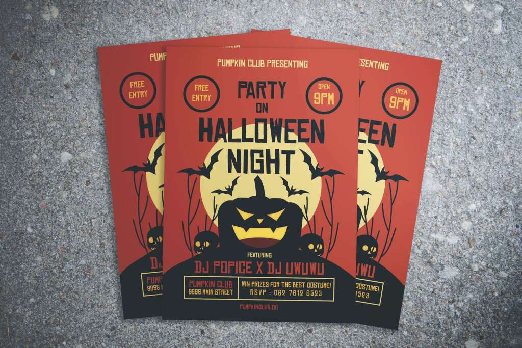 Halloween Party Night Flyer
