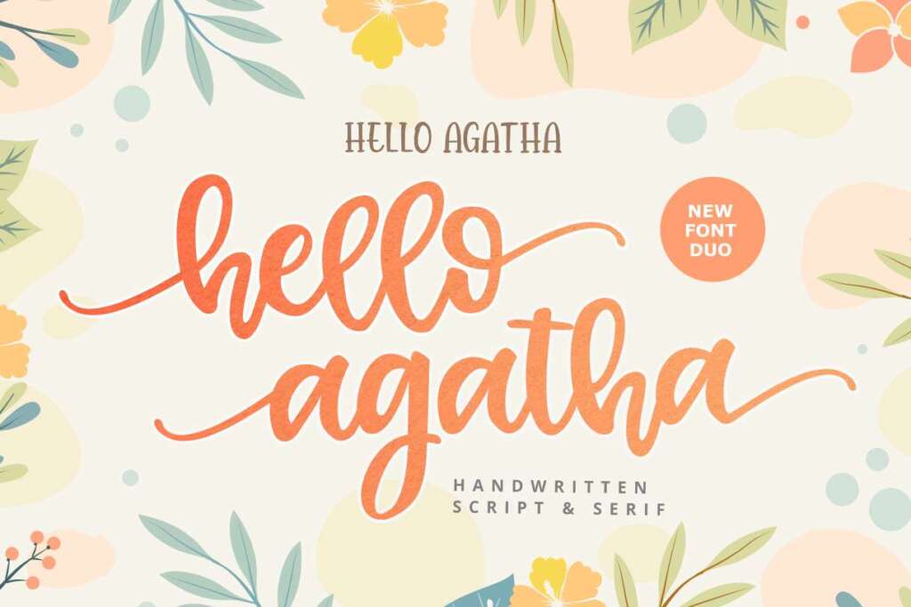 Hello Agatha Font
