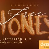 HoneyHoney-3d-lettering-free-deeezy-1