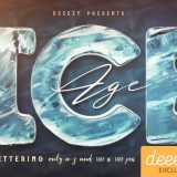 Ice Age Free 3D Lettering