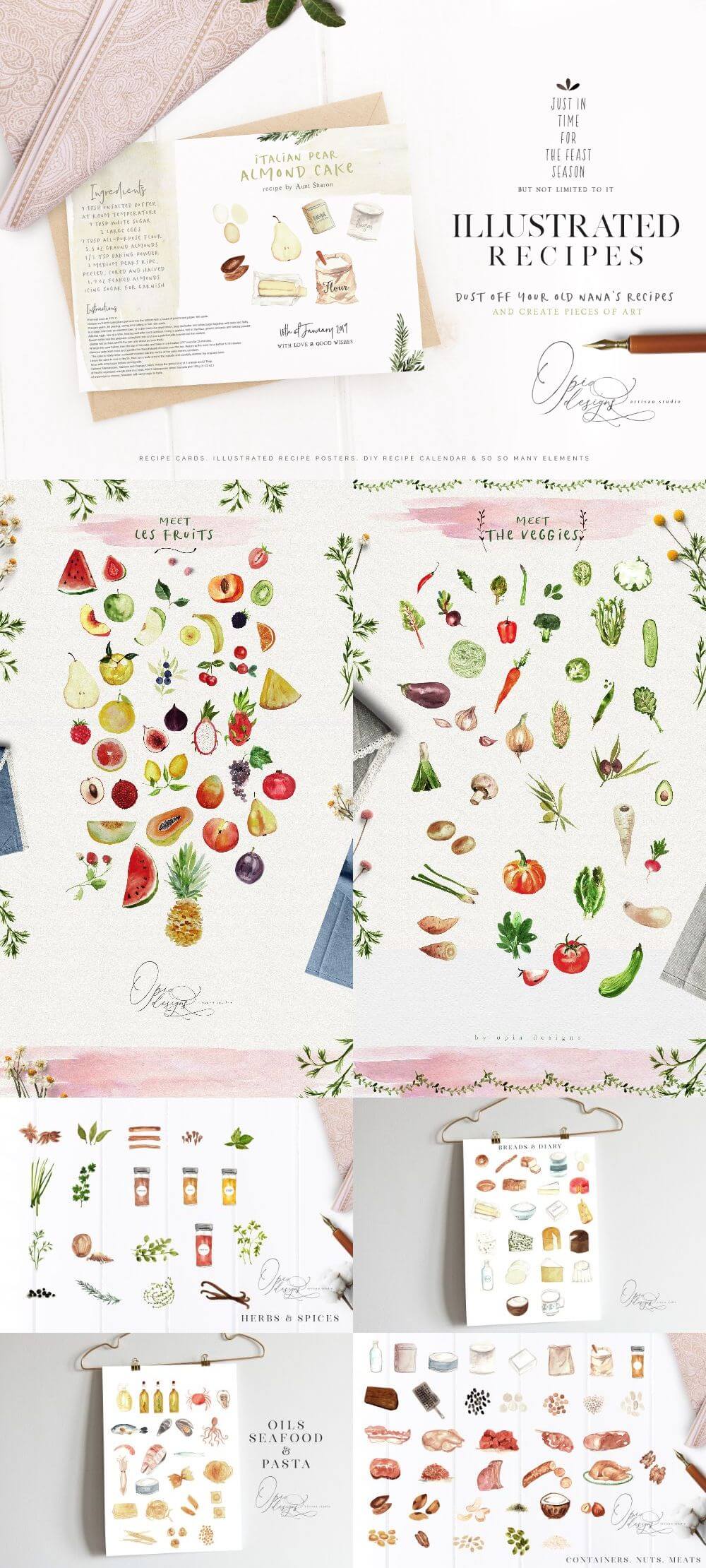 Illustrated Recipes Creator