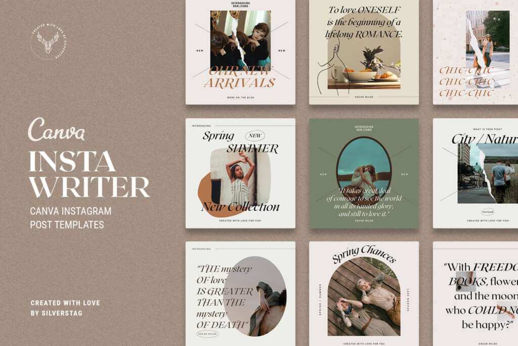 #InstaWriter - Canva Post Templates