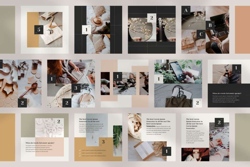 Instagram 96 Advent Calendar Post Templates Canva