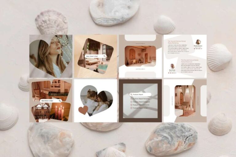 300 Instagram Templates Canva Post Story Hand | つくるデポ
