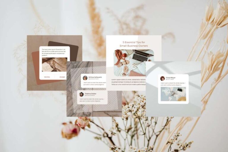 300 Instagram Templates Canva Post Story Hand | つくるデポ