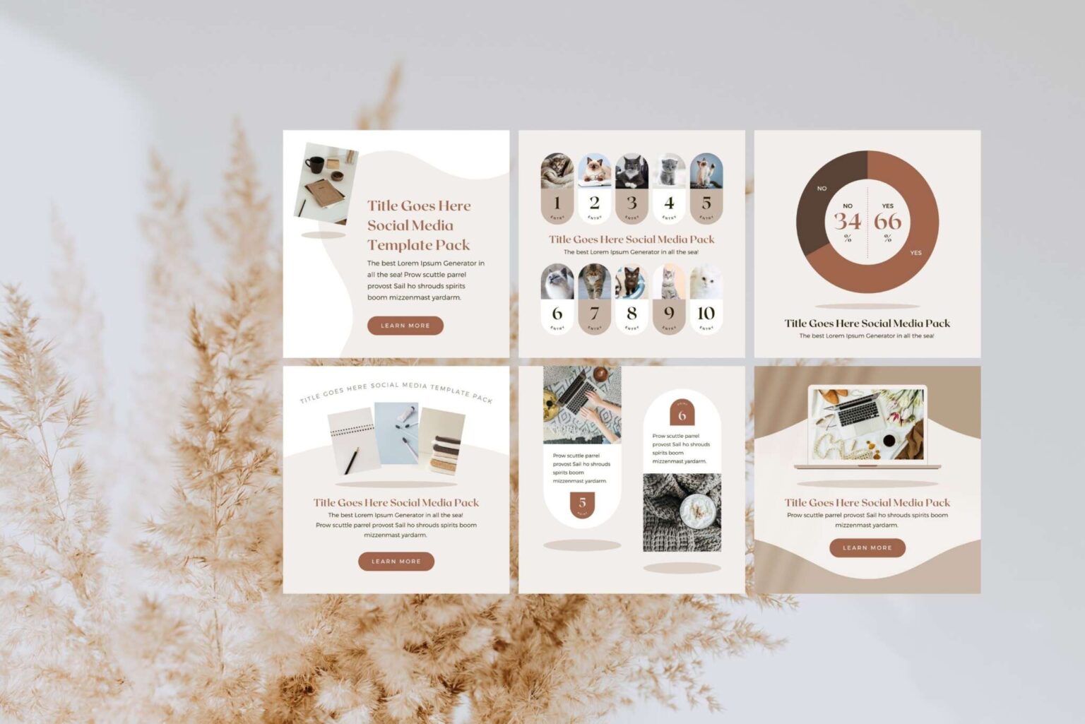 Instagram Template Canva Post Shadow – Editable Clean Design Social ...