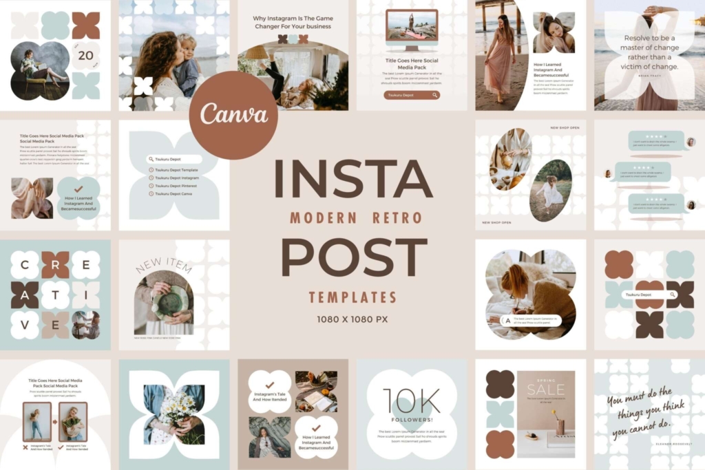 Instagram Template Canva Post Story Shadow Reel Cover Pinterest Animated  Social Media Pack Quotes, Notification, CTA -  Canada