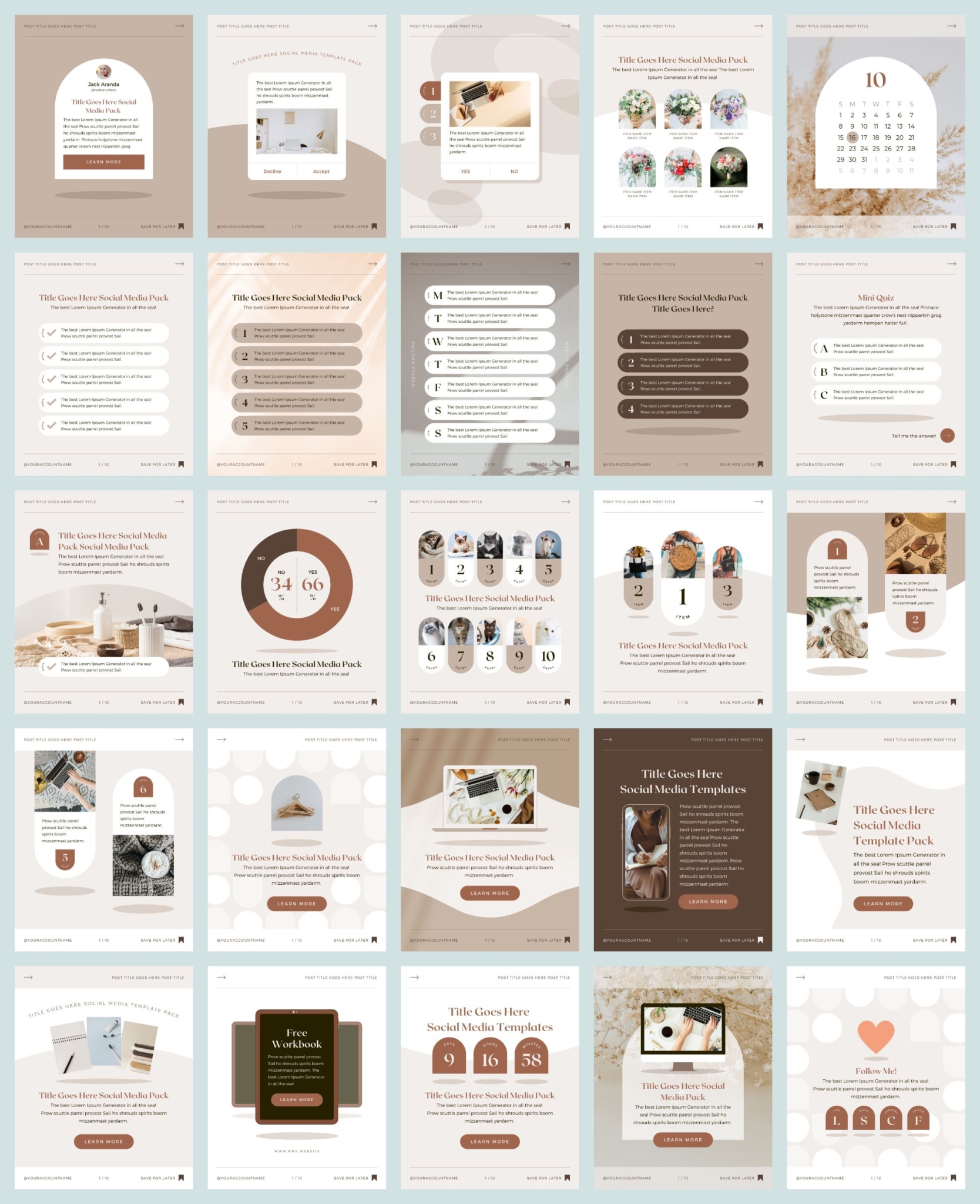 300 Instagram Templates Canva Post Story Shadow | つくるデポ