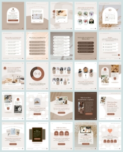 300 Instagram Templates Canva Post Story Shadow | つくるデポ