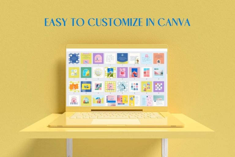 Instagram Template Canva Post Sun – Clean Minimum Animated IG Social ...