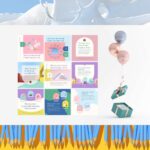 100 Instagram Templates Canva Post Sun - Clean Minimum Animated IG Social Media Pack