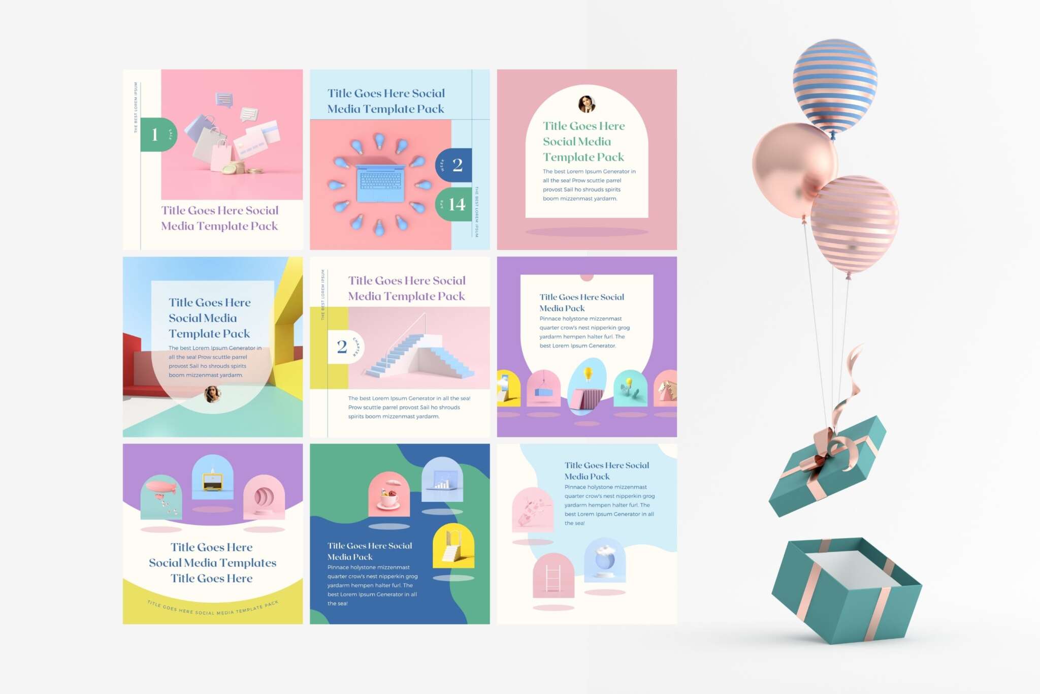 Instagram Template Canva Post Sun – Clean Minimum Animated IG Social ...