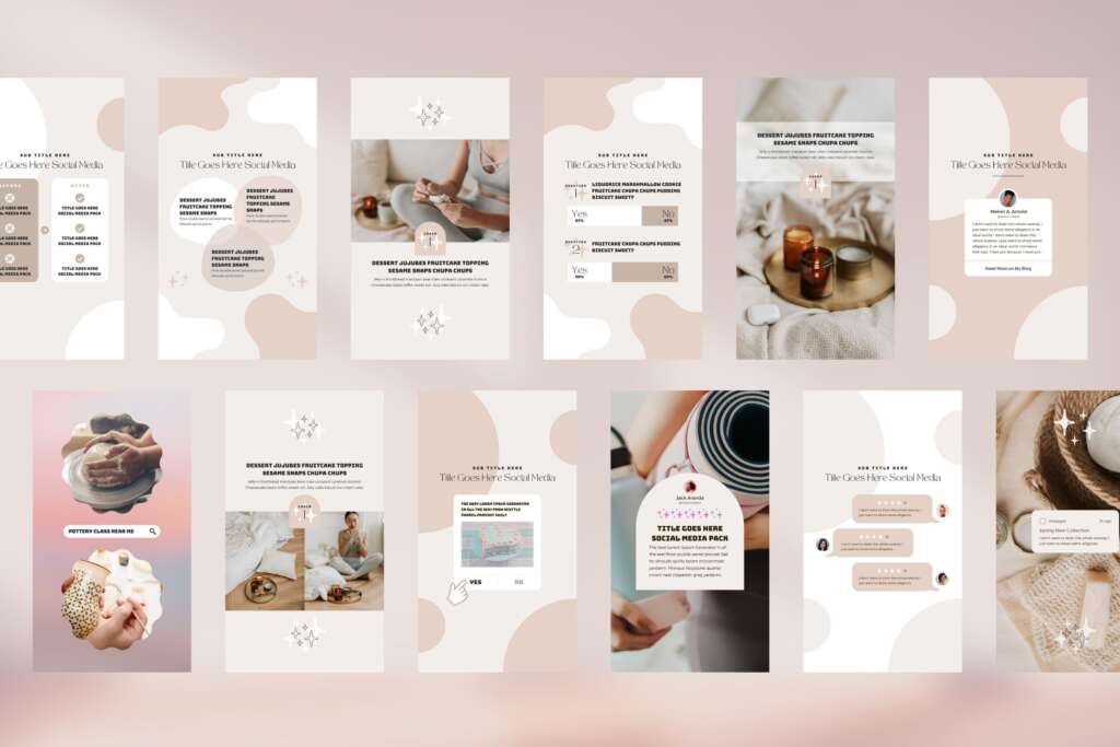 Instagram Template Canva Story Shine