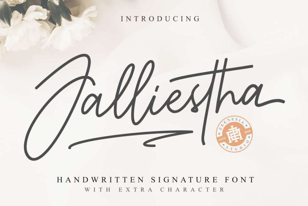 Jalliestha Font Font
