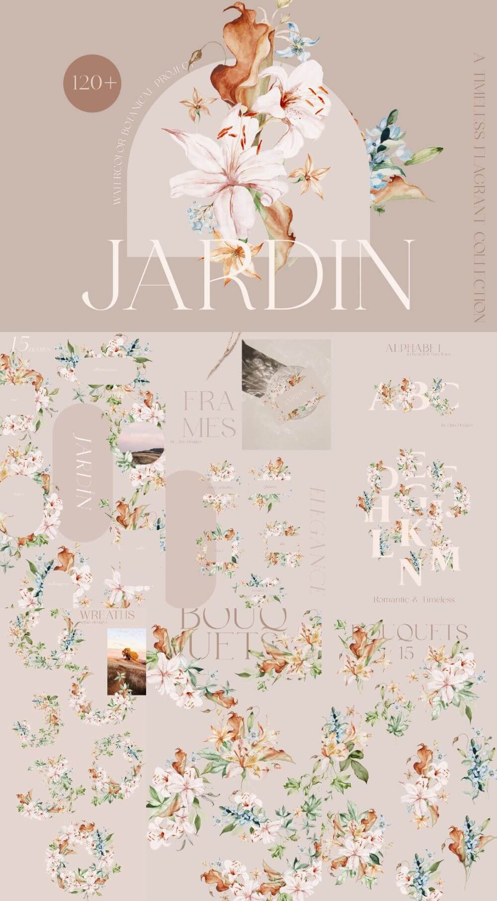 Jardin – Watercolor Botanicals