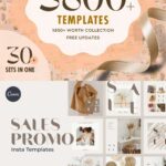 Keikoya Whole Shop Design Bundle - 3800+ Canva Templates & Free Update