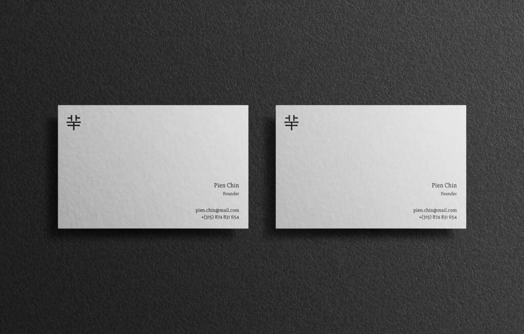 LESLY BUSINESS CARD MOCKUPS
