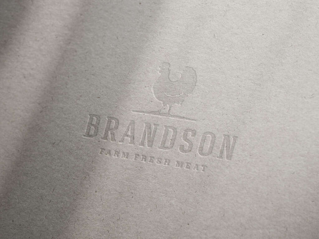 LETTERPRESS LOGO MOCKUP
