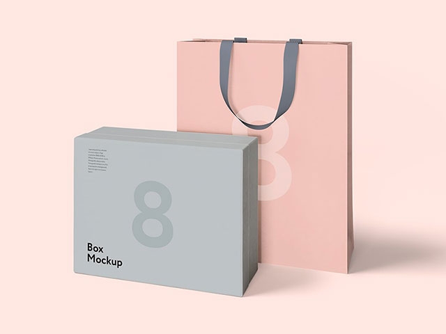 LUXURY BOX AND BAG MOCKUPS
