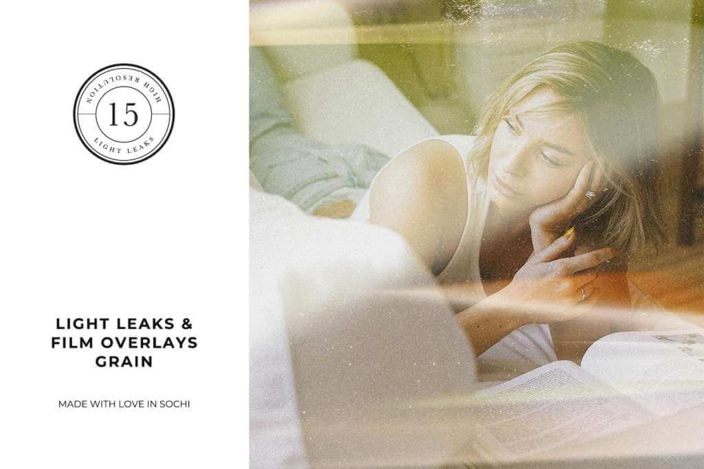 Light Leaks & Film Overlays Grain