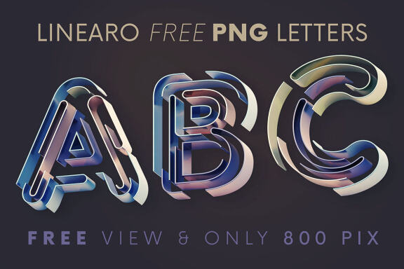 Linearo - Free 3D Lettering
