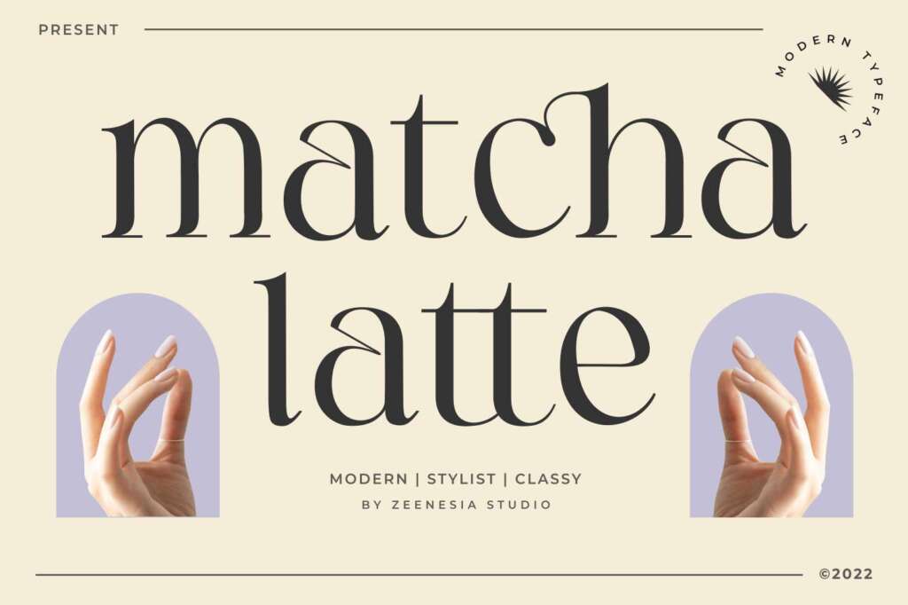 Matcha Latte Font
