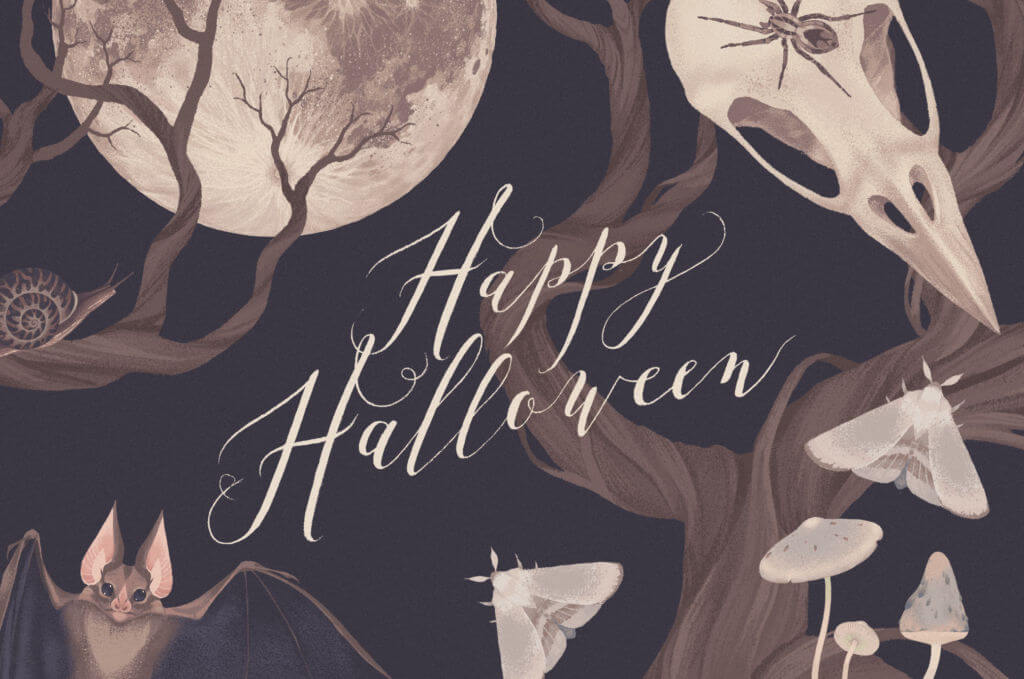 NATURAL HALLOWEEN GRAPHIC SET