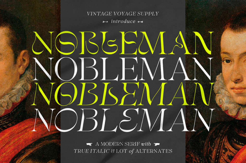 Nobleman – Stylish Serif Family
