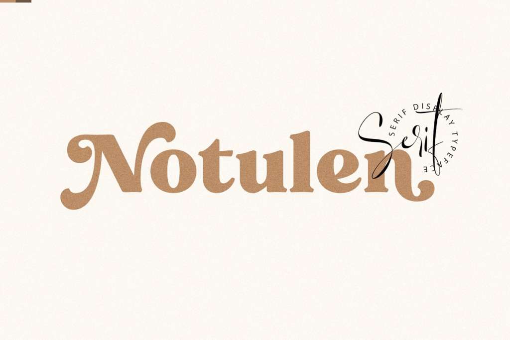 Notulen Serif Display - Extra Bold