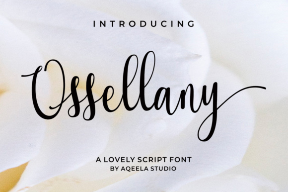 Ossellany Script Font
