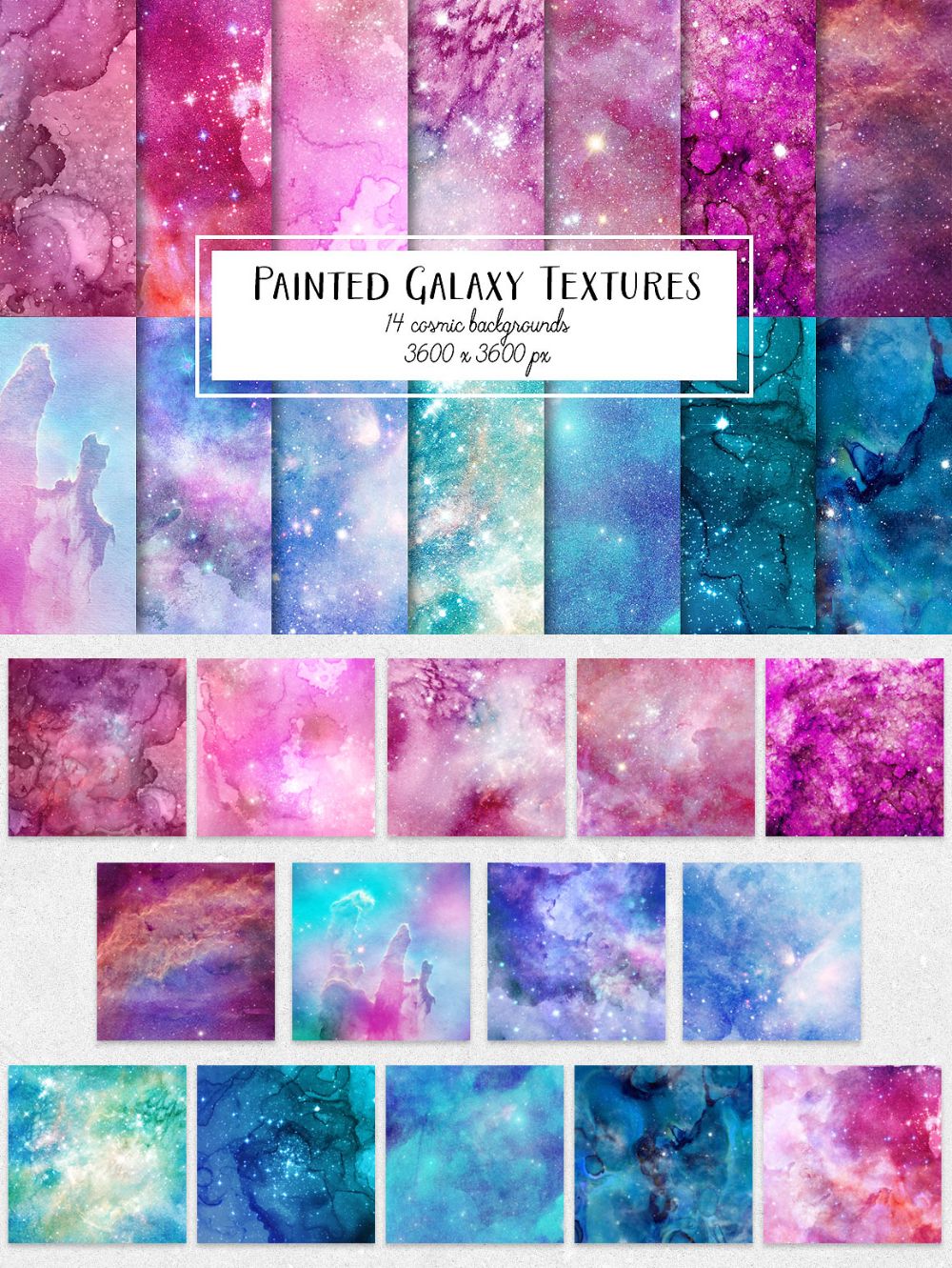 Painted Galaxy Textures