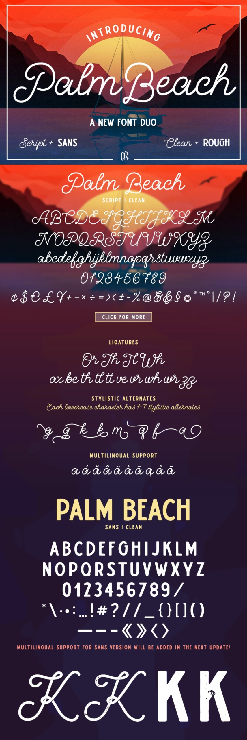 Palm Beach Font Duo
