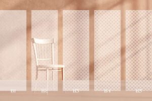 Polka Dot Translucent Photo Overlays | つくるデポ