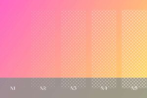 Polka Dot Translucent Photo Overlays | つくるデポ
