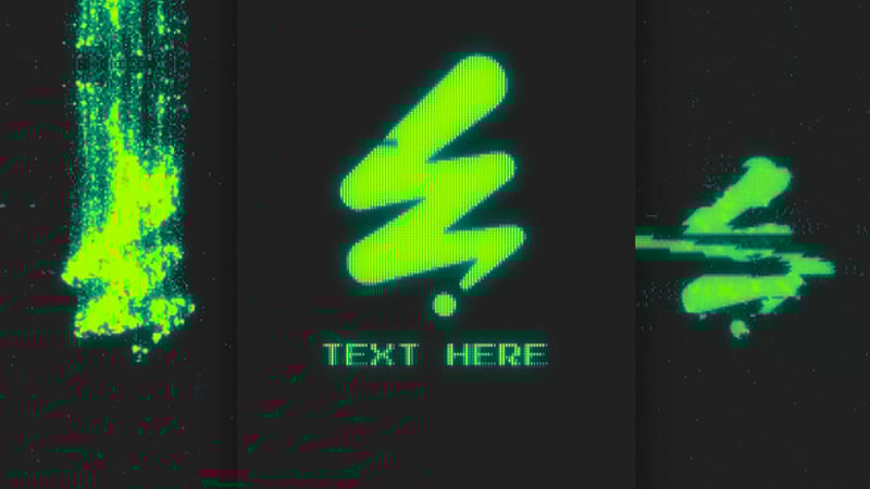 Pixel Glitch Logo
