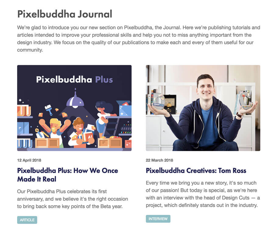 Pixelbuddha Journal