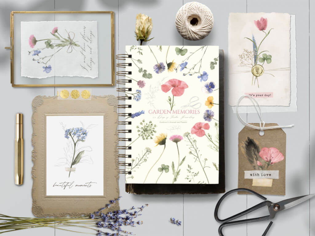 PRESSED FLORAL WATERCOLOR COLLECTION