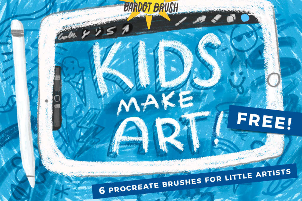 FREE Procreate Brushes for Kids