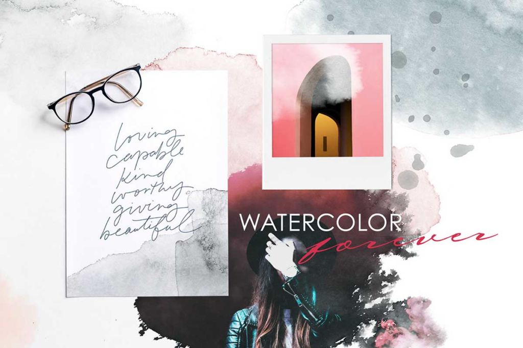 RAW WATERCOLOR – PHOTOSHOP BRUSHES