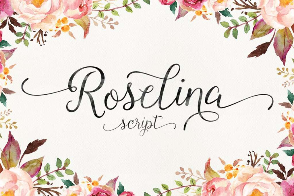 Roselina Script
