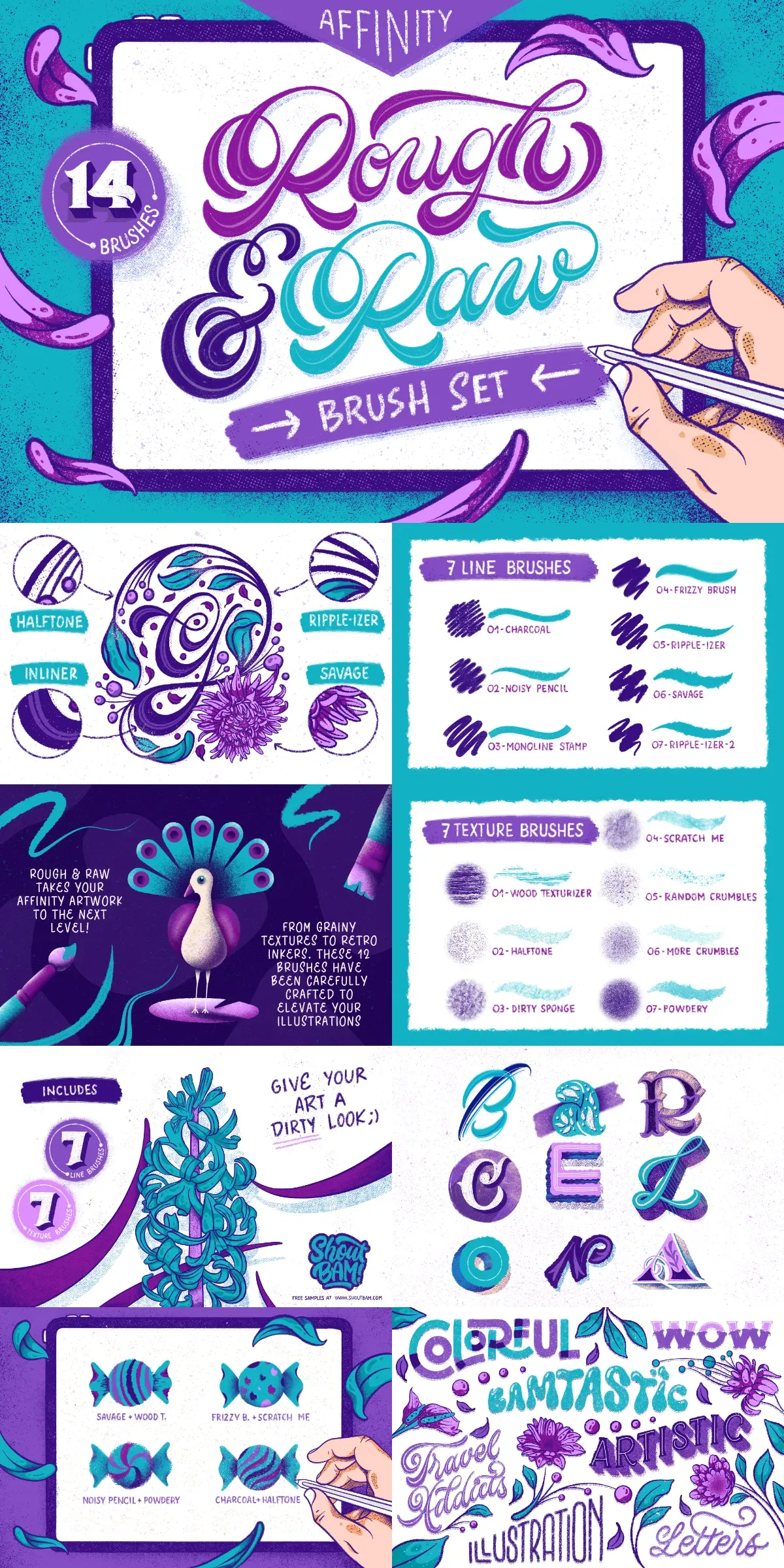 Rough & Raw – Affinity Brushes