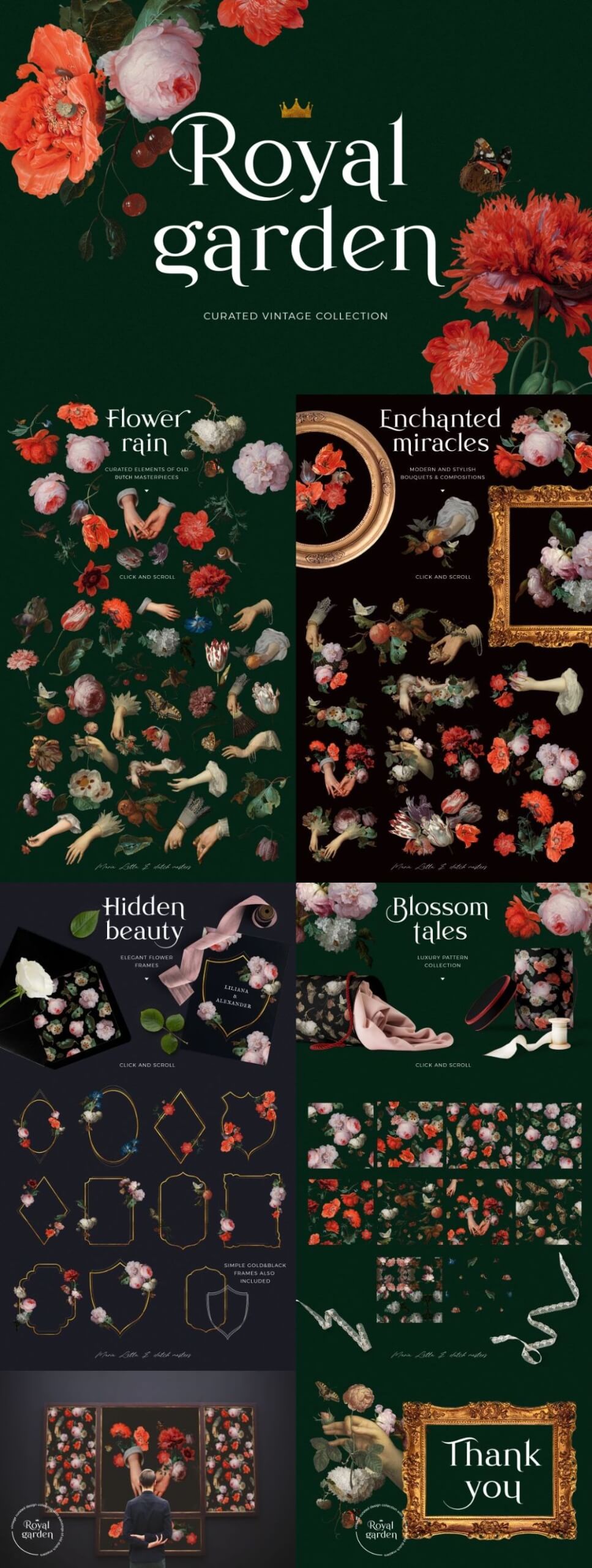 Royal Garden Curated Vintage Set
